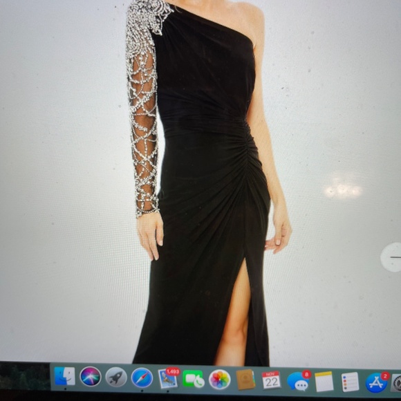 Mac Duggal  crystal embellished gown - Picture 2 of 6